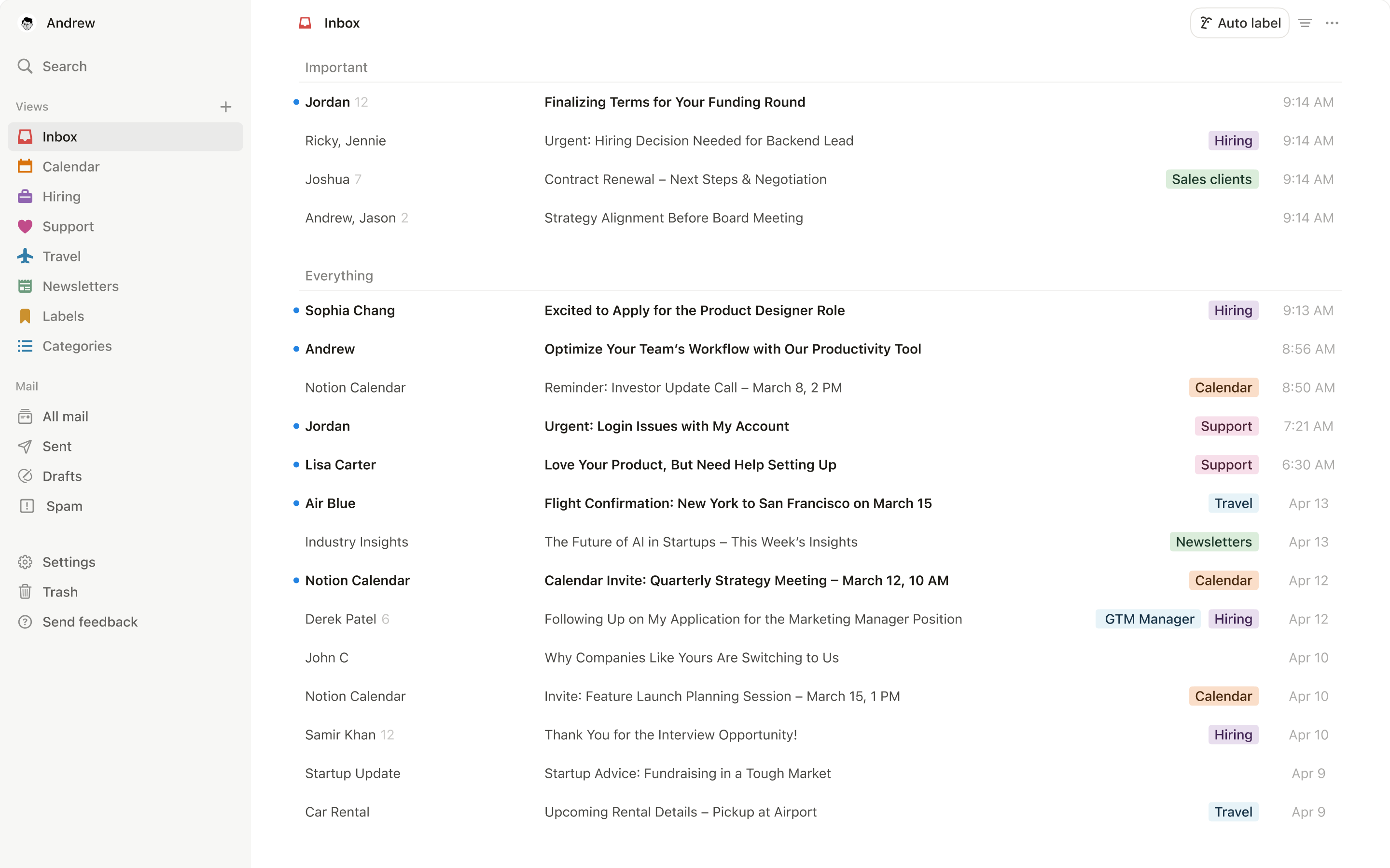 Notion Mail